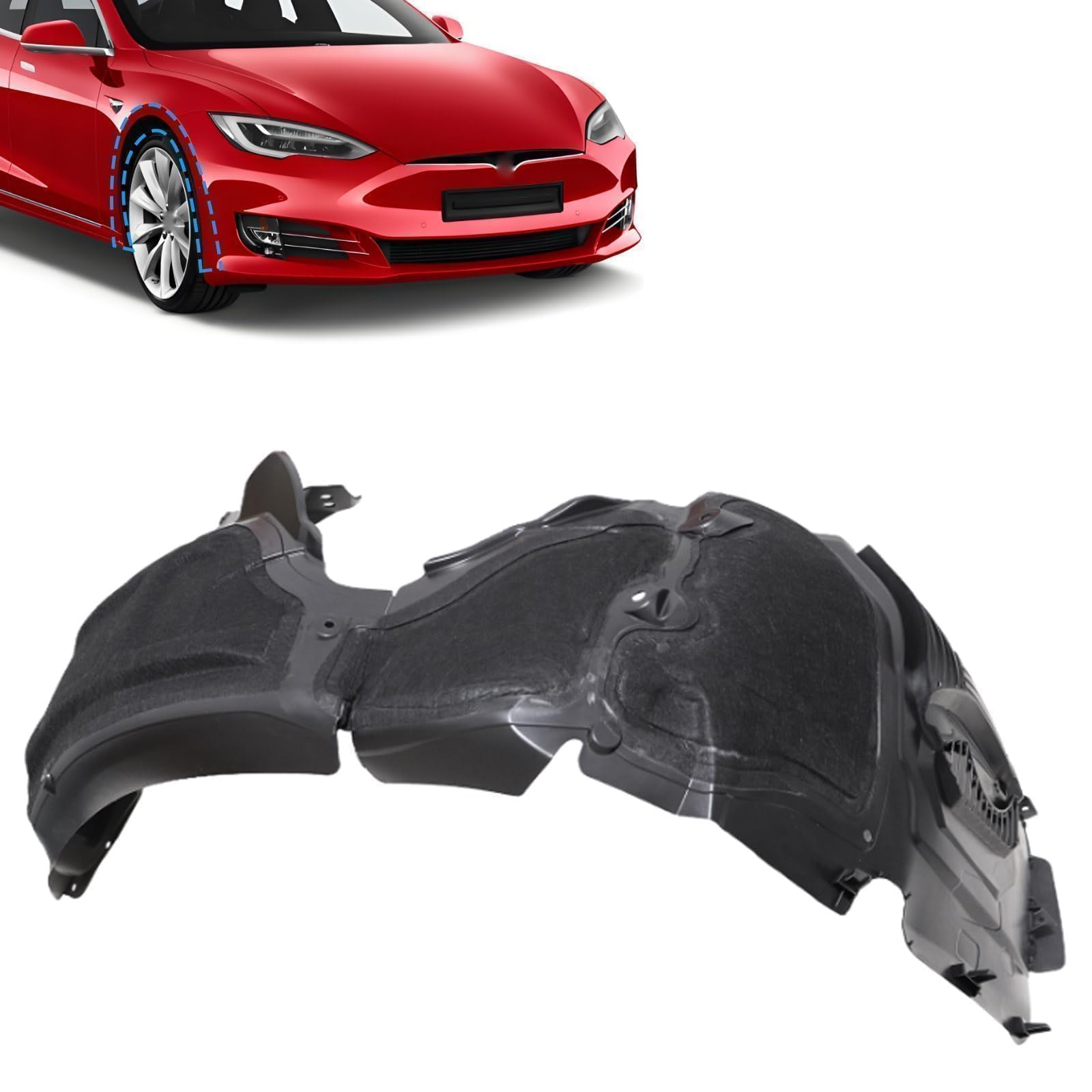 パルティール Amazon.com: SecosAutoparts Wheel Arch Fender Liner Inner Front