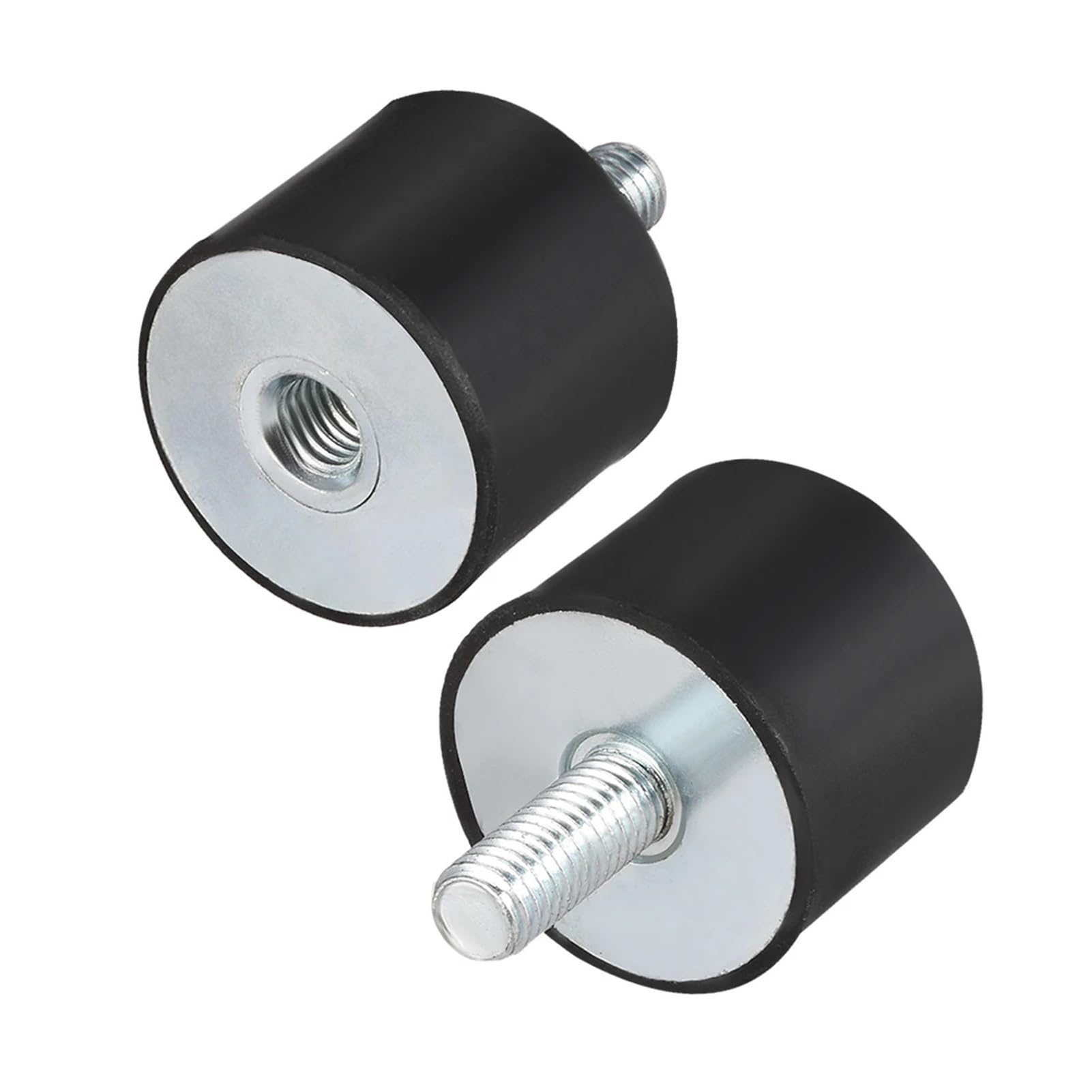 Goujons en Caoutchouc Amortisseur 2 pièces M8 M10 mâle/Femelle Vibration Silentblock Bateau Voiture Bobine Noir(Size 2)