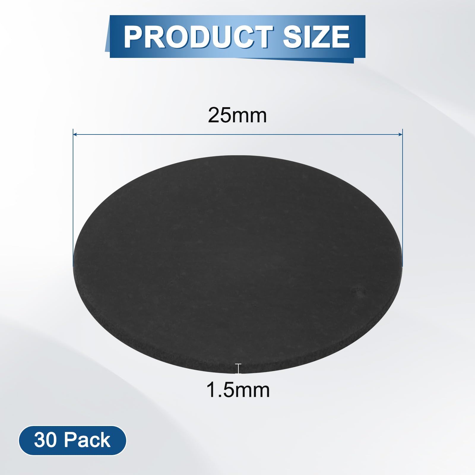 M METERXITY 30-Pack Rubber Solid Discs Washers - Image 3