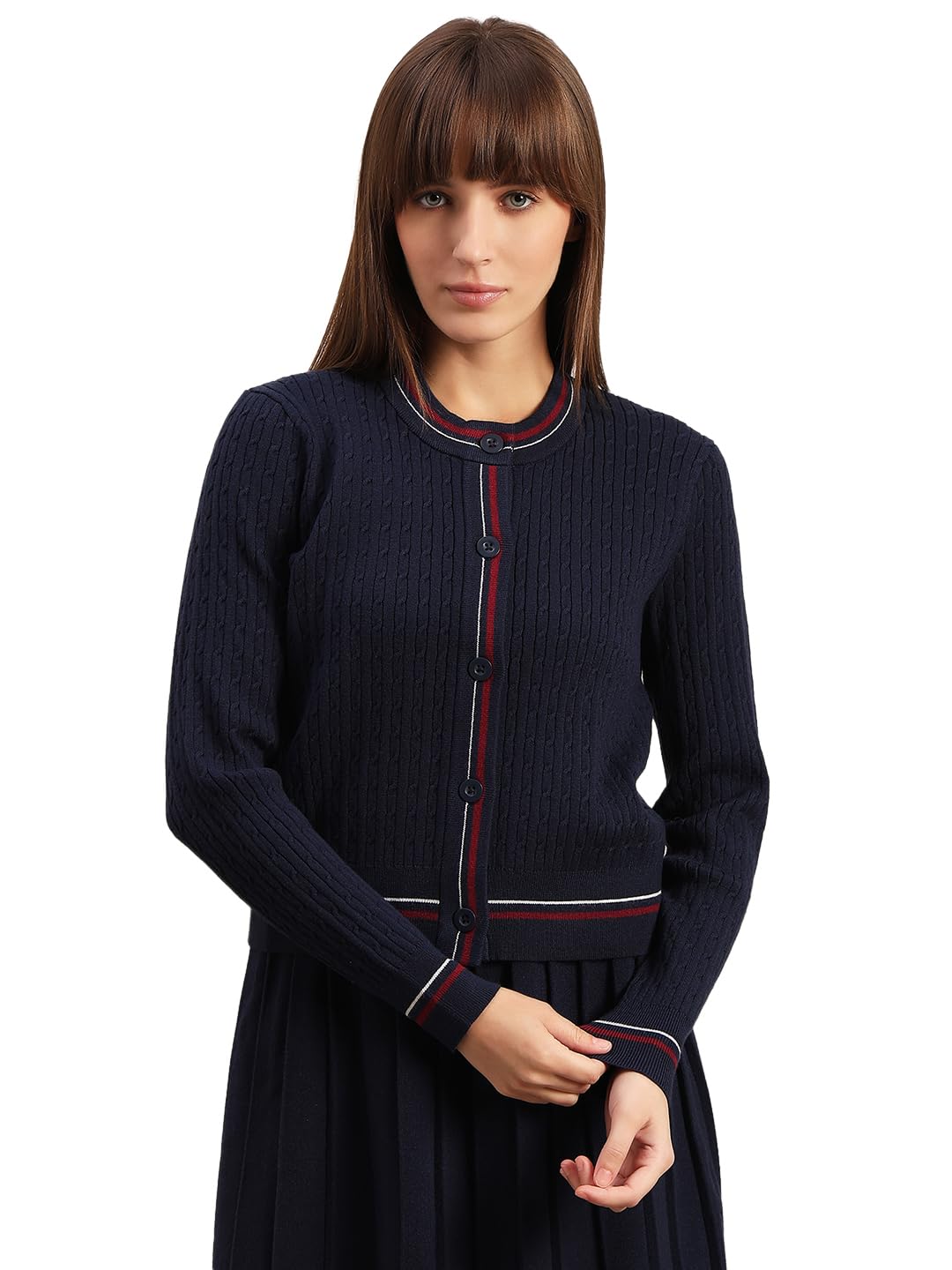 vero moda Women's Viscose Modern Cardigan Sweater-picture-25