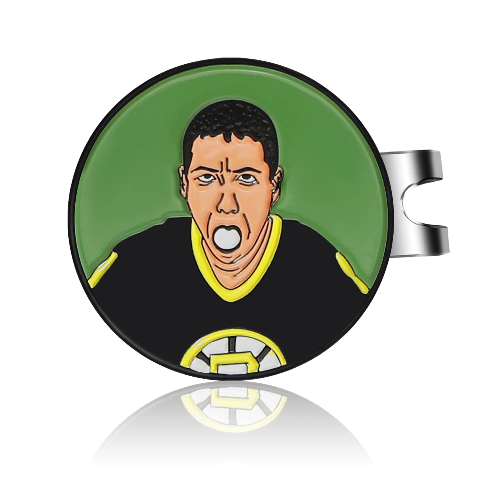 JIAOWEI Enamel Golf Ball Marker with Magnetic Hat Clip - Funny Golf Accessories - Great Gift for Golf Lovers