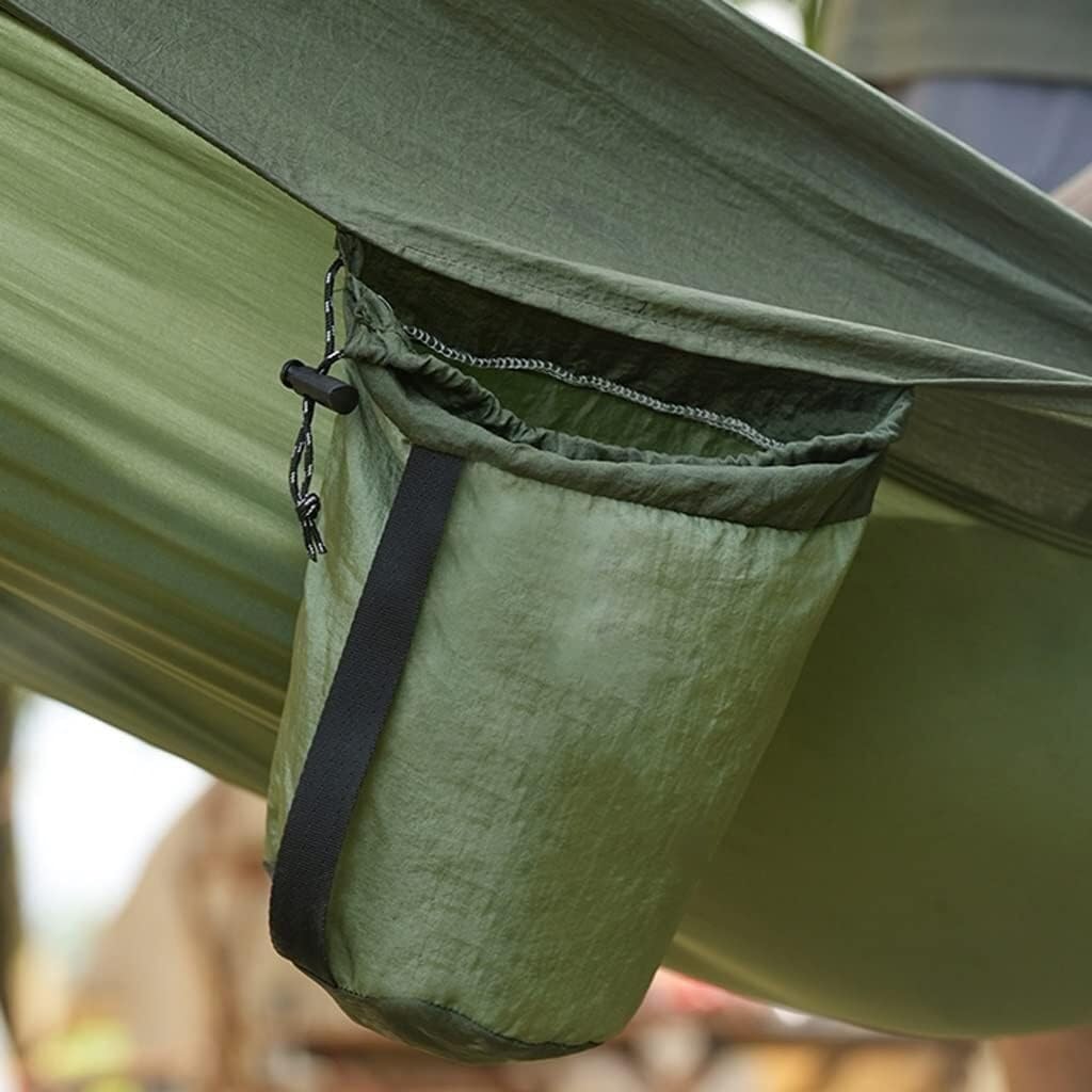 Amaca Doppia 300x200 cm, amache Portatili per Interni, Esterni, Escursionismo, Campeggio, Zaino in Spalla Buiten Hammock (D) (B 300x200 cm)