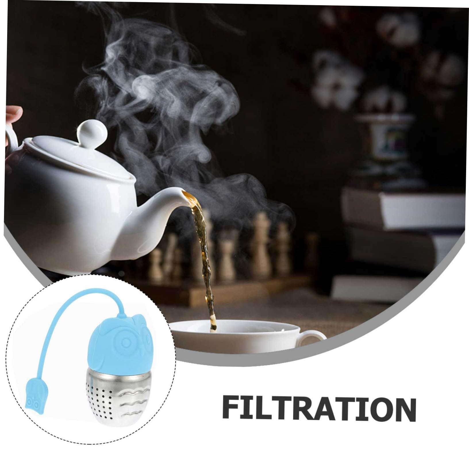 WOONEKY 6piezas Infusores De De Silicona Reutilizables Para Filtros Para Hogar Oficina y Restaurantes