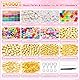 CGBOOM Freundschaft Armband Kit, 24000 Pcs 60 Farben Perlen,3 mm Perlen für Armbänder, Schmuck, Glas DIY Armband Schmuck machen Kit für das perfekte Geschenk für ein kleines Mädchen