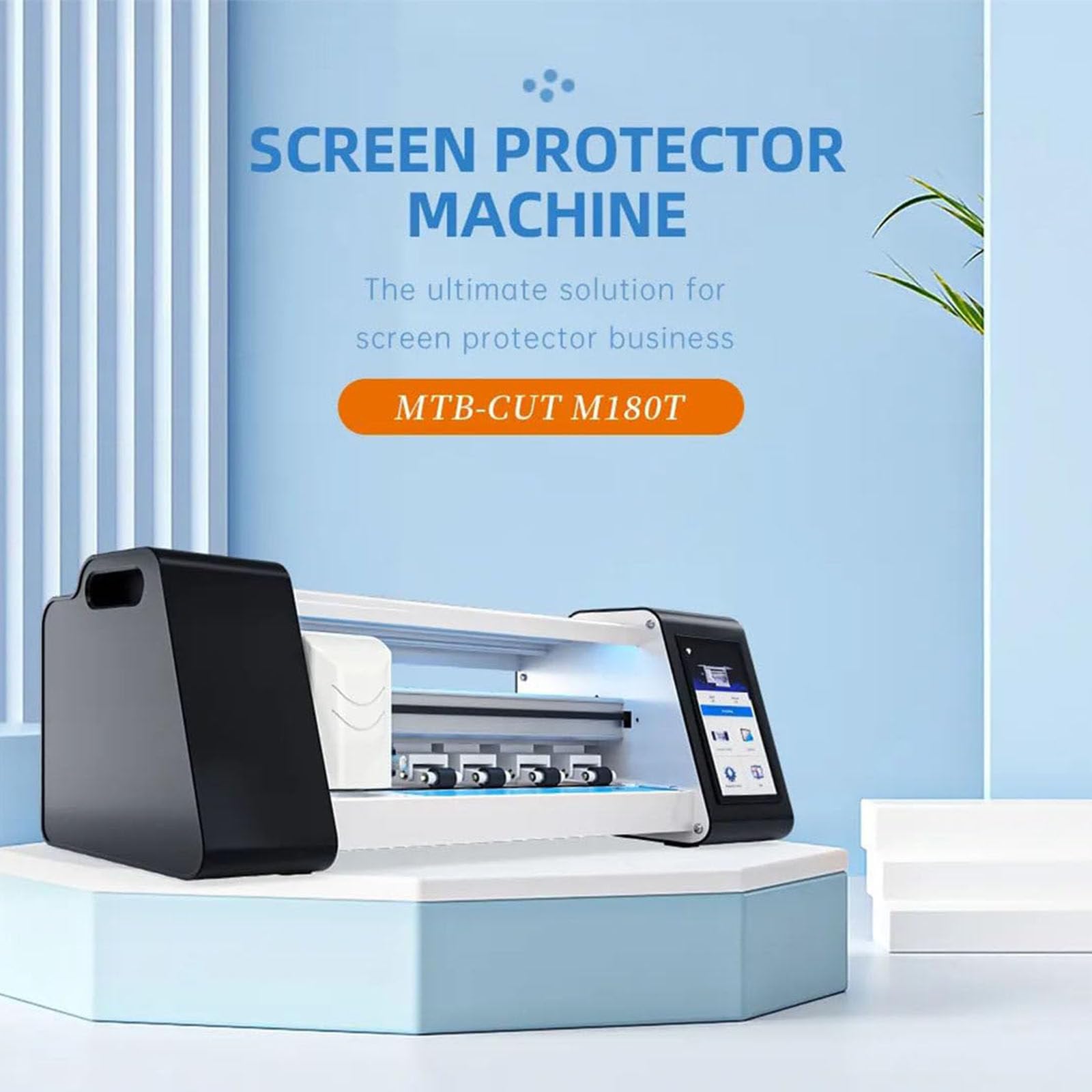 Macchina Taglio Pellicole Protettive per Lo Schermo,Taglierina Automatica Intelligente per Pellicole Idrogel Macchina Taglio per Pellicole Protettive per Schermo in Abs 110-220 V,110V