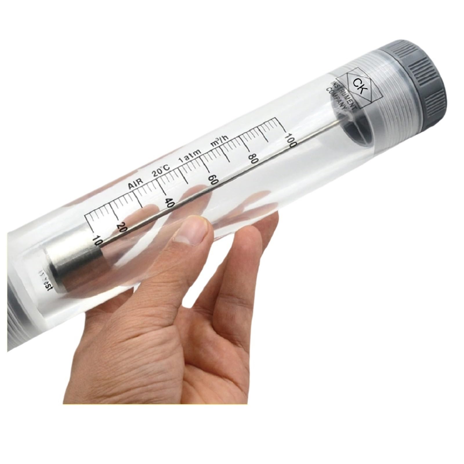 Rotámetro DN40 del medidor de Flujo de área Variable en línea de PVC roscado(Liquid-1-10GPM)