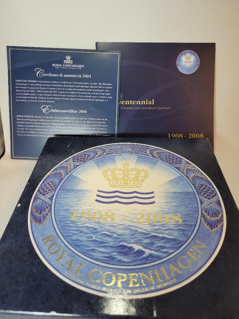 Amazon.co.jp: 箱付 ロイヤルコペンハーゲン イヤープレート
