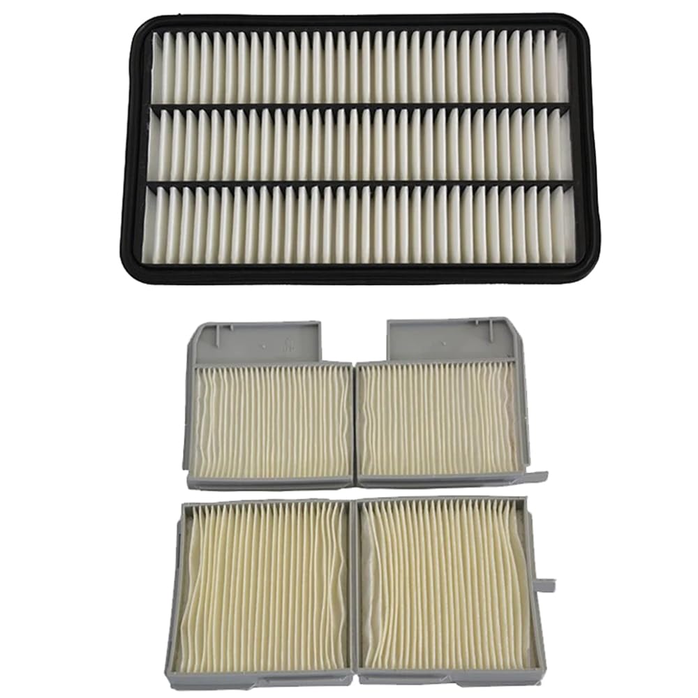 Filtr Powietrza Kabinowego dla Toyota MR2 1998-2007 Camry 1991-2001, 22,7x15,1x2,9cm Filtr powietrza samochodowego Filtr kabinowy 17801-74060/88880-33040