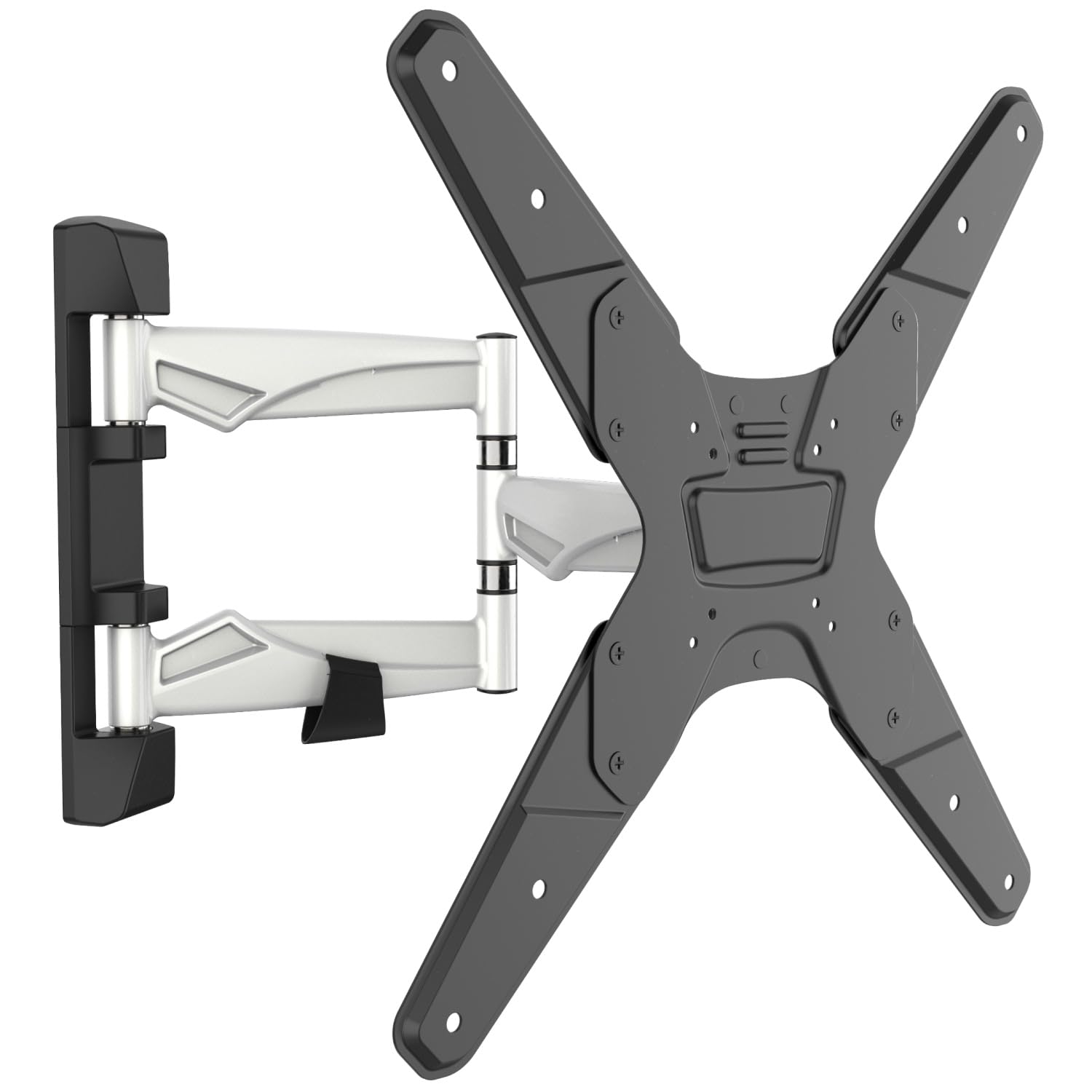 RICOO S3244 Supporto TV da parete Staffa TV 32-55 pollici per 32 55 pollici girevole inclinabile fino a 45 kg max VESA 400x400