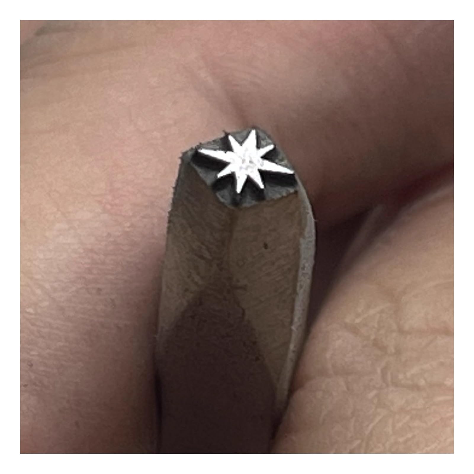 Carbon Steel Metal Stamping Design Stamp Tool, Star Moon Pattern Steel Stamp Mold, Gold and Silver Jewelry Punch(Stars)