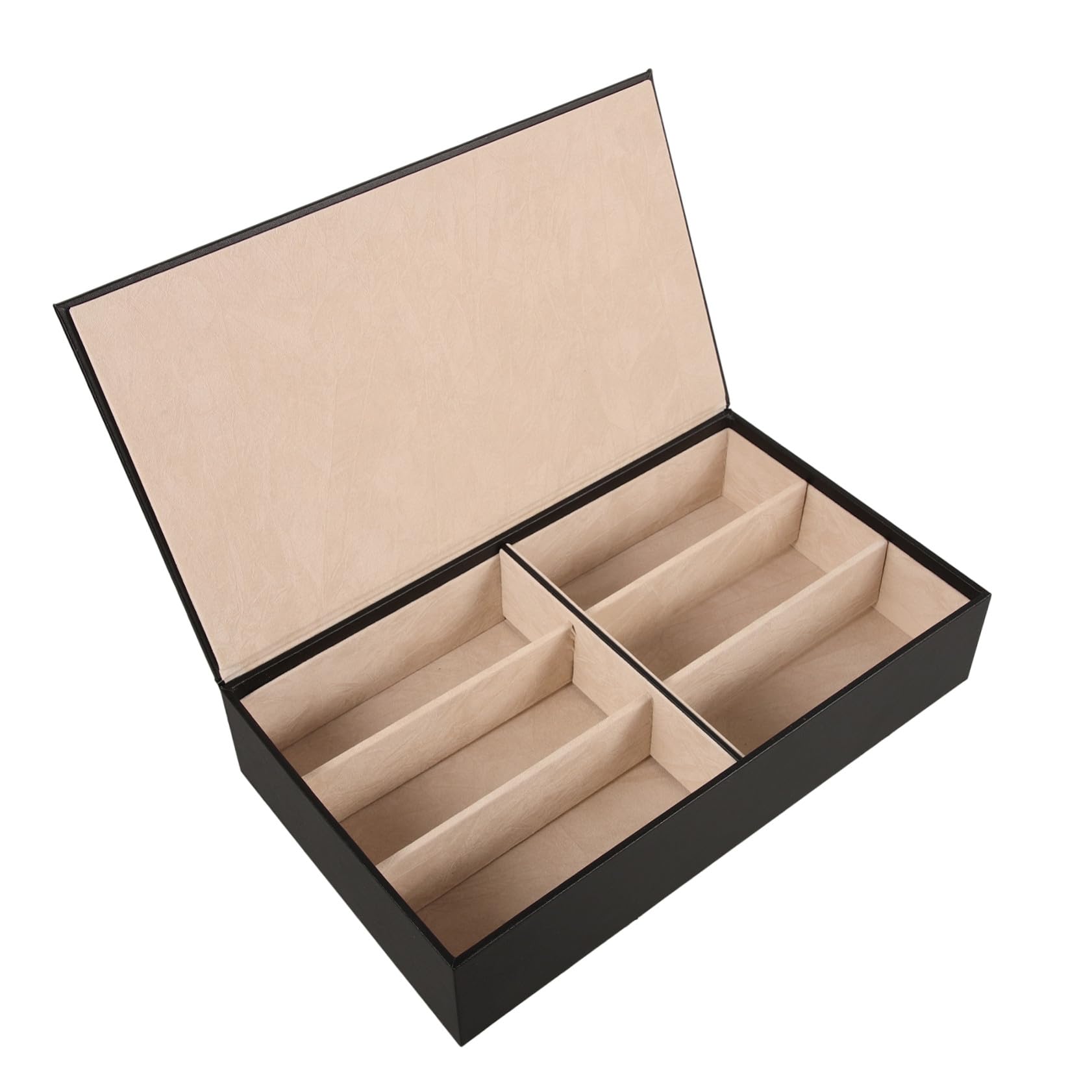 Yardwe Organizer Porta Occhiali da Sole Multi-griglia 6 Scomparti Scatola Porta Occhiali Rigida Resistente Custodia Espositore e Negozio Facile da Trasportare e Pulire