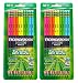 Dixon Ticonderoga No.2 Pencils, Assorted Neon, 10-Pack (2-Pack)