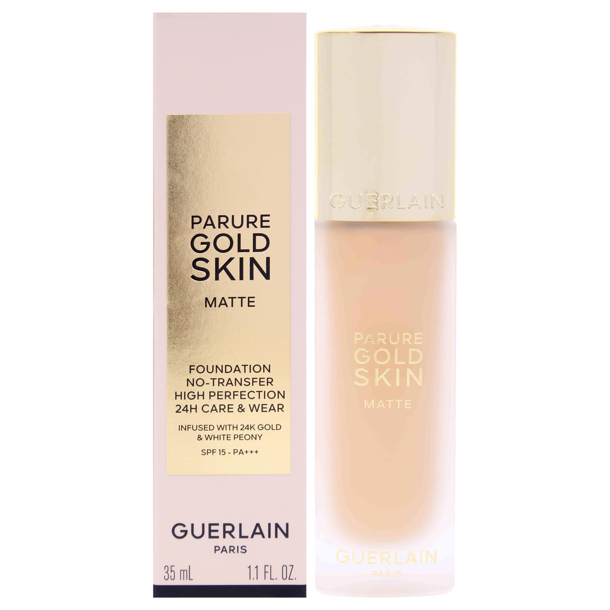 GUERLAIN Parure Gold Skin Matte Foundation SPF15 nr 0N neutralny, 35 ml