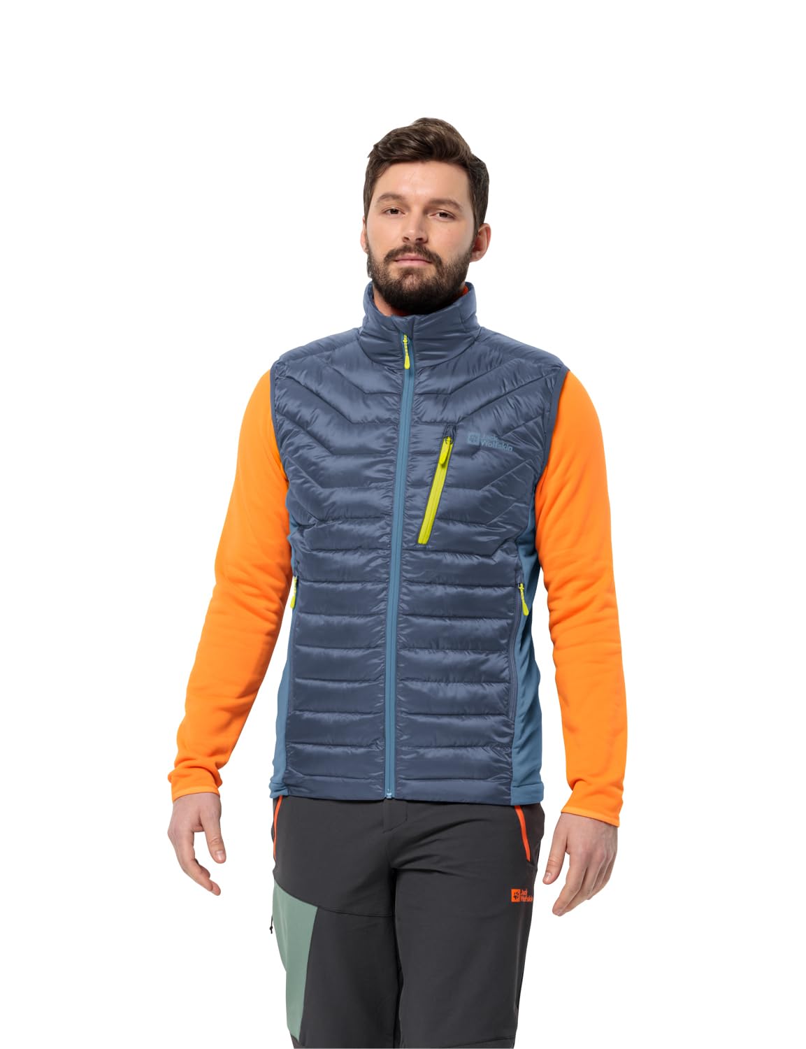Jack Wolfskin Men's Routeburn Pro Ins Vest M Vest, Evening Sky, XXL