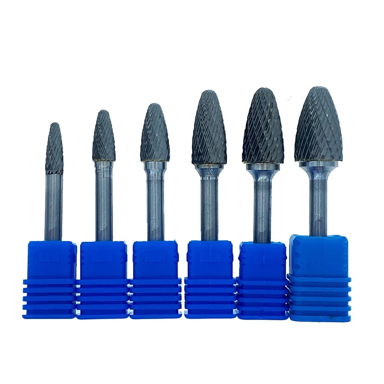 6 mm głowica FX z węglika wolframu obrotowe narzędzia do frezowania rzeźbienia bity narzędzia punktowe szlifierka matryca ścierne do metalu (6 szt. (FX06-16))