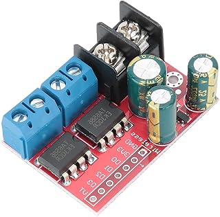 módulo de acionamento do motor, prompt de impressão 3-14 v fonte de alimentação de controle independente módulo controlador de acionamento do motor para motores de passo de 2 fases de 4 fios