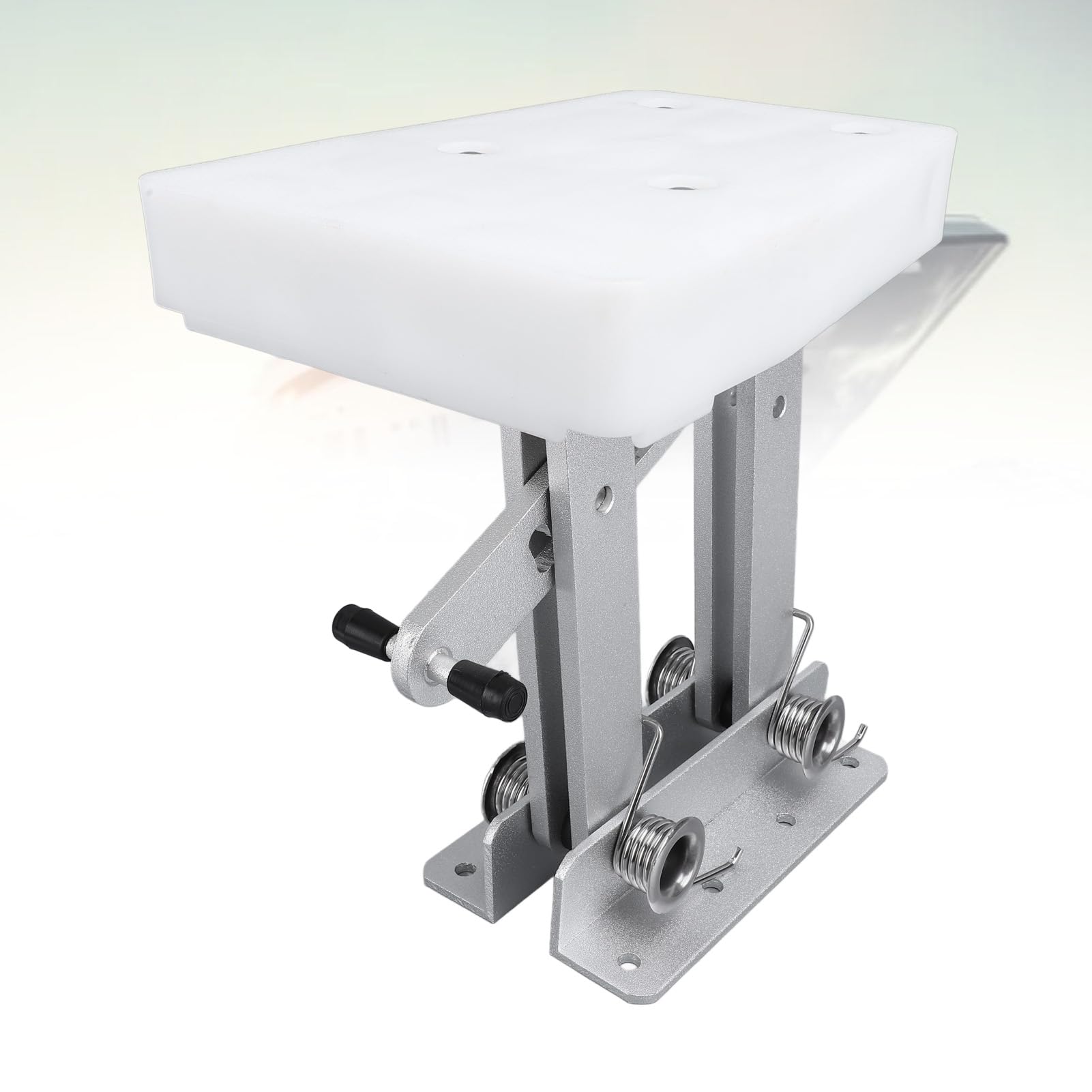 Sorandy Boat Motor Bracket, 2 Stroke 7 1/2?20 Horsepower Engine Motor Bracket Aluminium Alloy Boat Engine Support 5 Gears Adjustable Engine Bracket for Yachts, Boat Accessories, Marine, RV