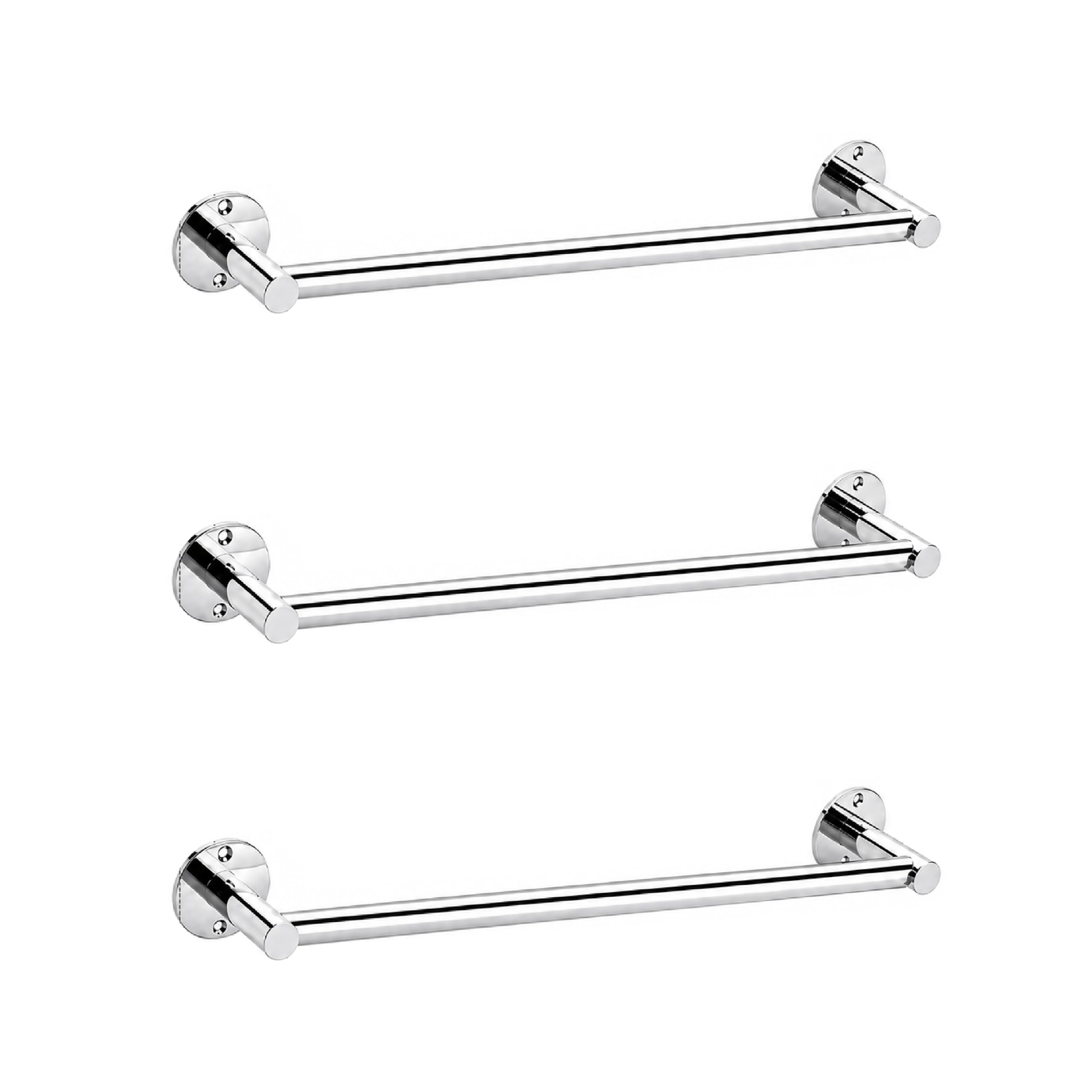 Stainless Steel Towel Bars - 3 Pack -1 Stainless Steel Towel Bars - 3 Pack -1