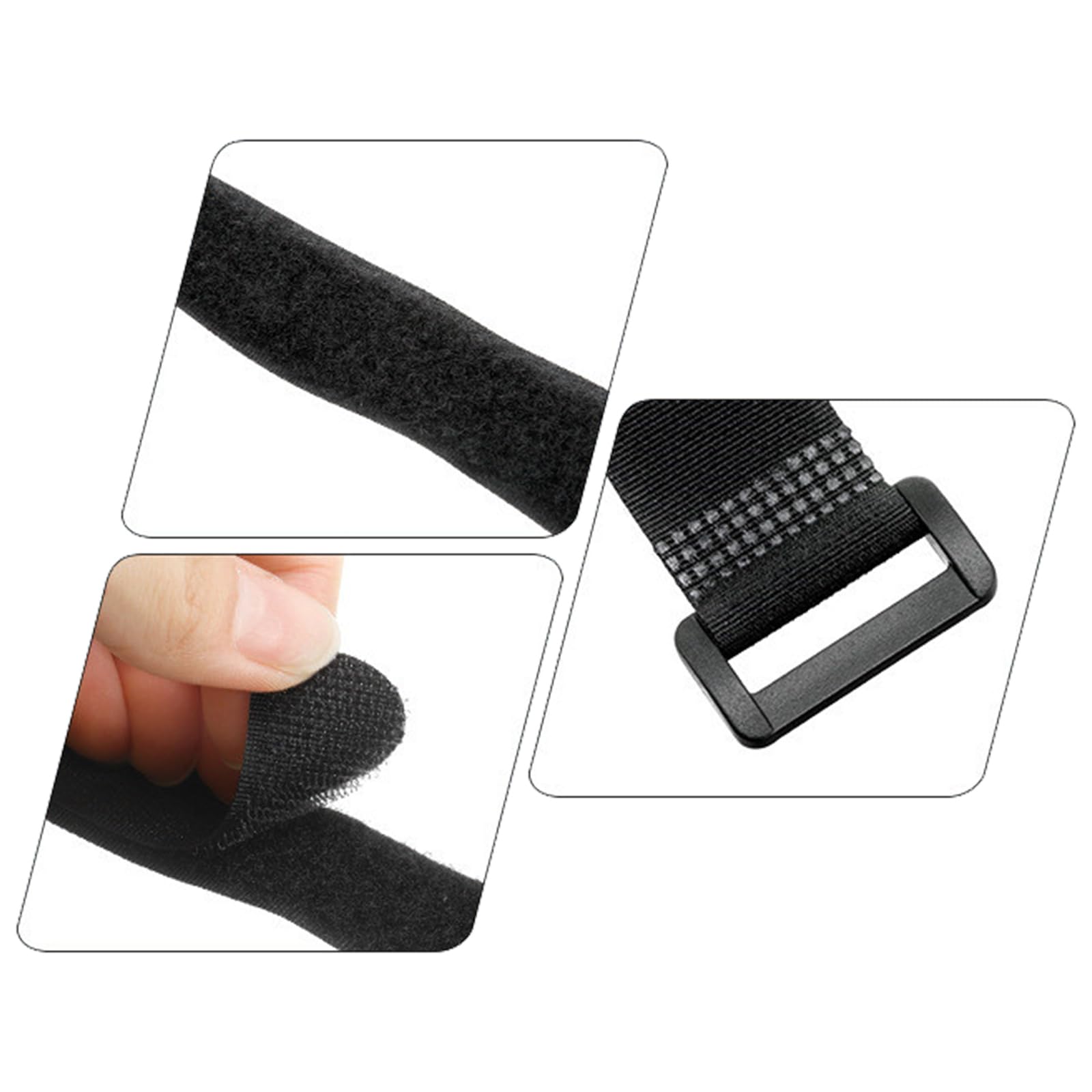 10 cinghie multiuso per cavi, riutilizzabili, in nylon, regolabili, estendibili, regolabili, estendibili, cinghie di fissaggio, 40 cm