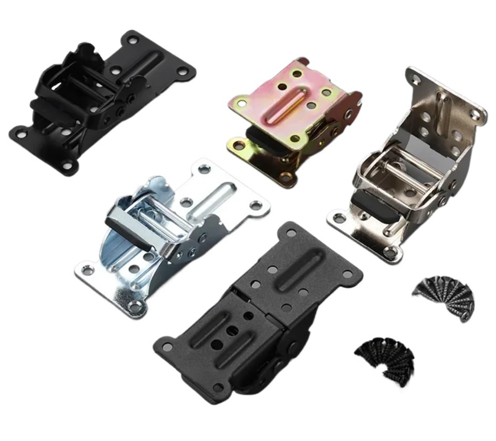 Kdhcvkz 2Pcs Black 2Pcs Iron Folding Hinge Table Folding Hinge