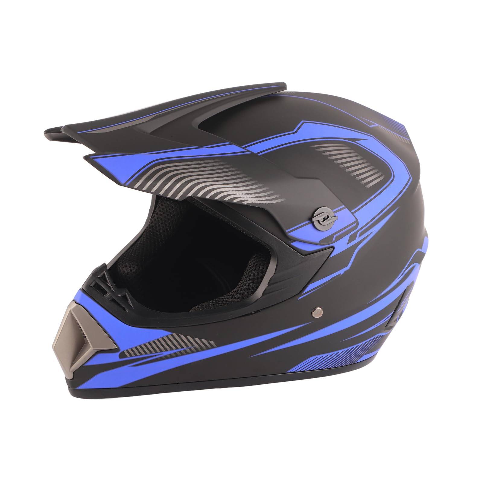 Casco de motocross MTB Fullface para hombre, niños, jóvenes, adultos, moto, descenso, casco completo profesional, con gafas, guantes de protección facial