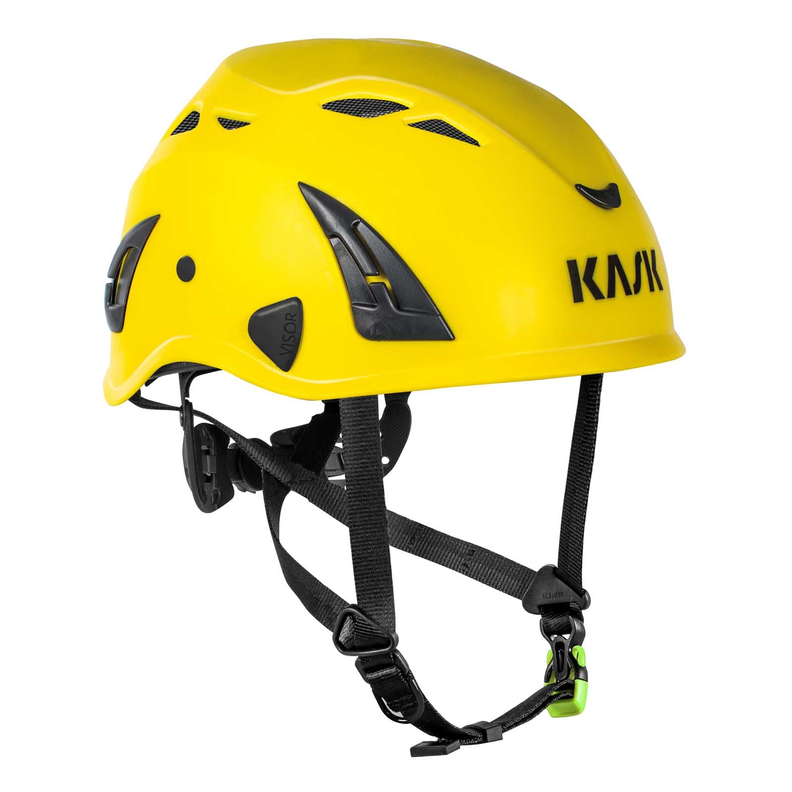 Kask Superplasma Yellow HELMET with 10 Ventilation Slots, EN 12492 Certified, Adjustable Size, 2DRY Padding, Anti-Intrusion Grid, Compatible with Anti-Noise Headphones โ image 1