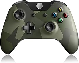 ADHJIE Controle Xbox One, compatível com controle Xbox One sem fio, controle Xbox sem fio com entrada de fone de ouvido de áudio de 3,5 mm para Xbox One/Xbox One X/S/Xbox One Series X/S (verde camuflado)