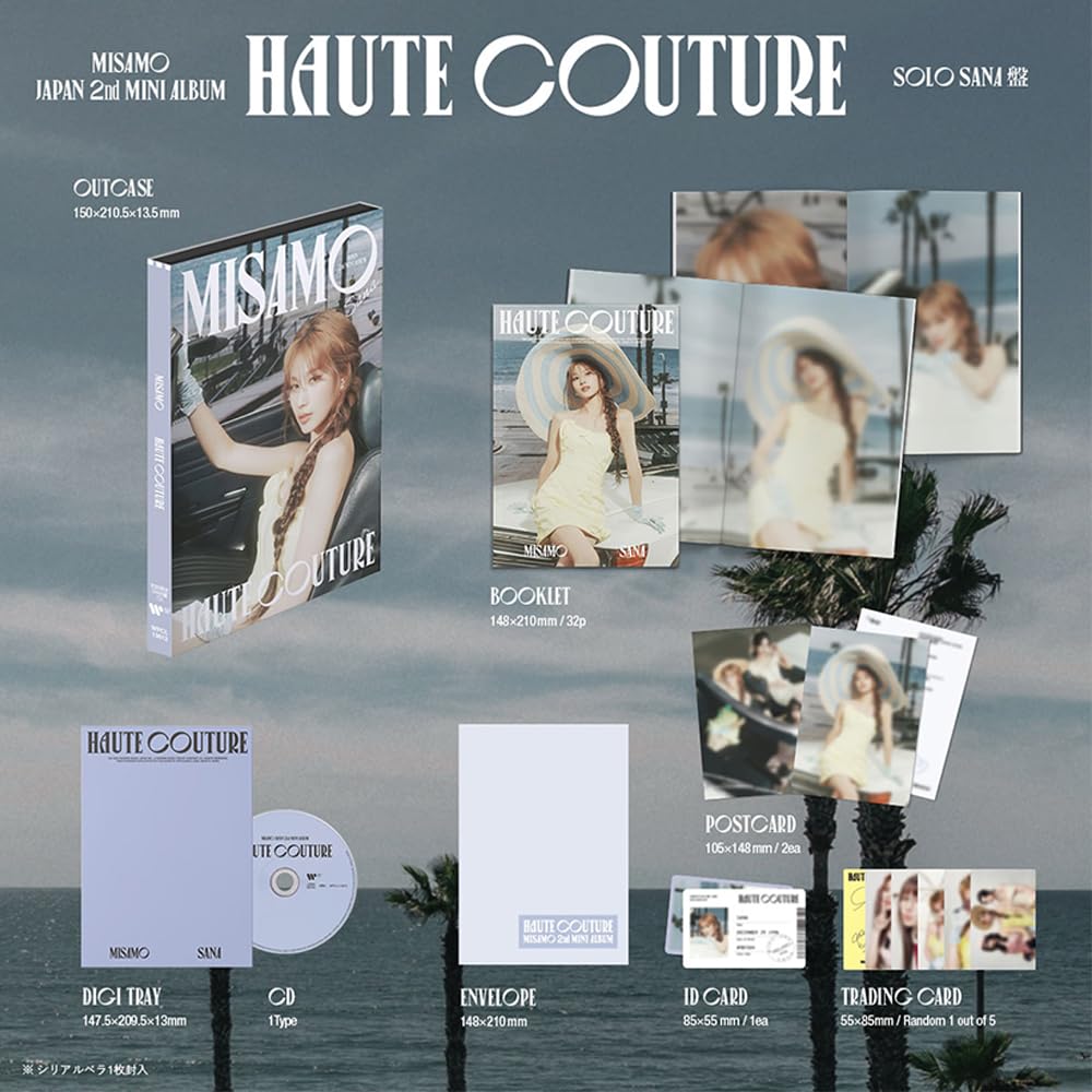 Withmuu POB] TWICE MISAMO [HAUTE COUTURE] - Japan 2nd Mini album
