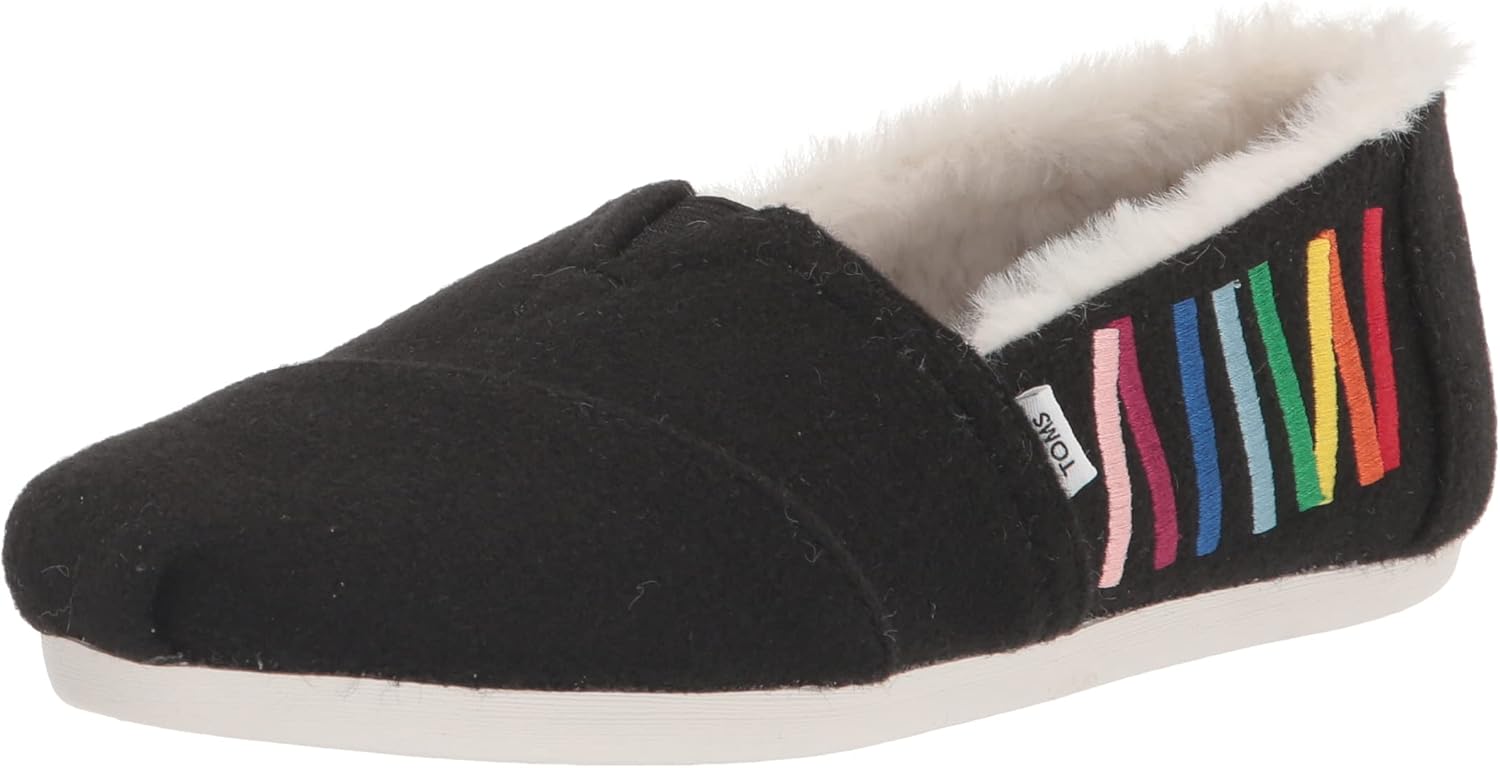 TOMS Women's Alpargata 3.0 Loafer Flat, Black, 5