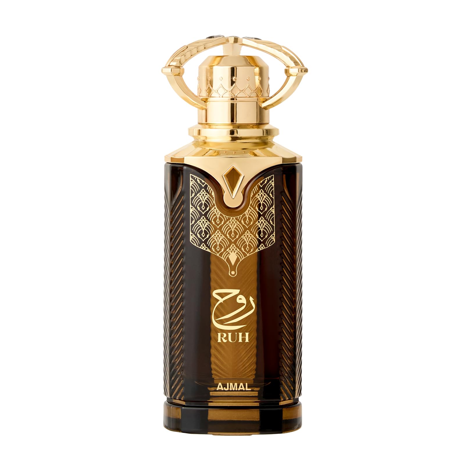 Ajmal Arabic Collection Ruh Eau de parfum 100 ml pour homme et femme – Parfum oriental boisé unisexe longue durée – Parfum arabe luxueux fabriqué à Dubaï