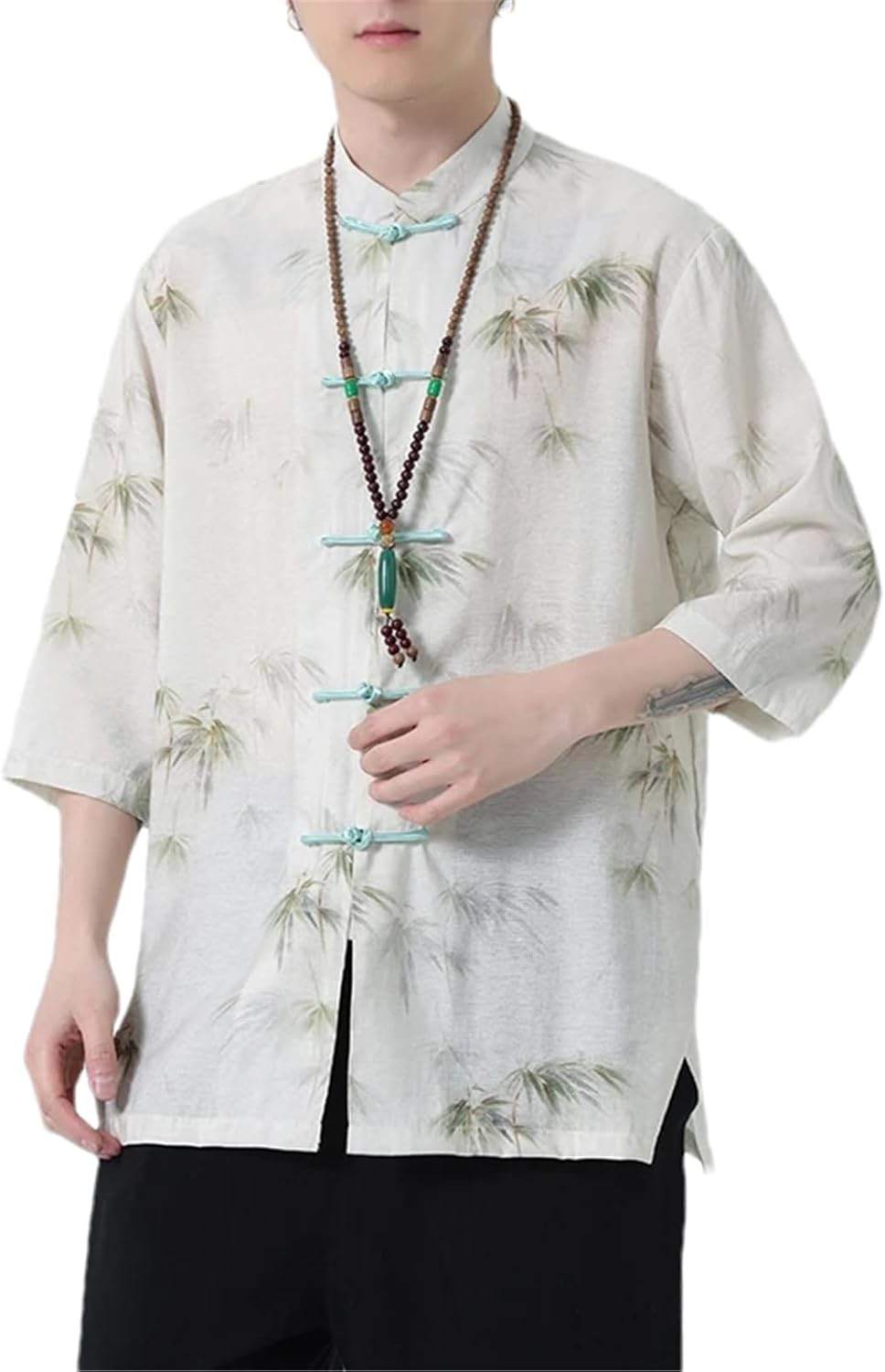 Camisas De Satén Para Hombr, Camisas De Manga Co... - Grandado
