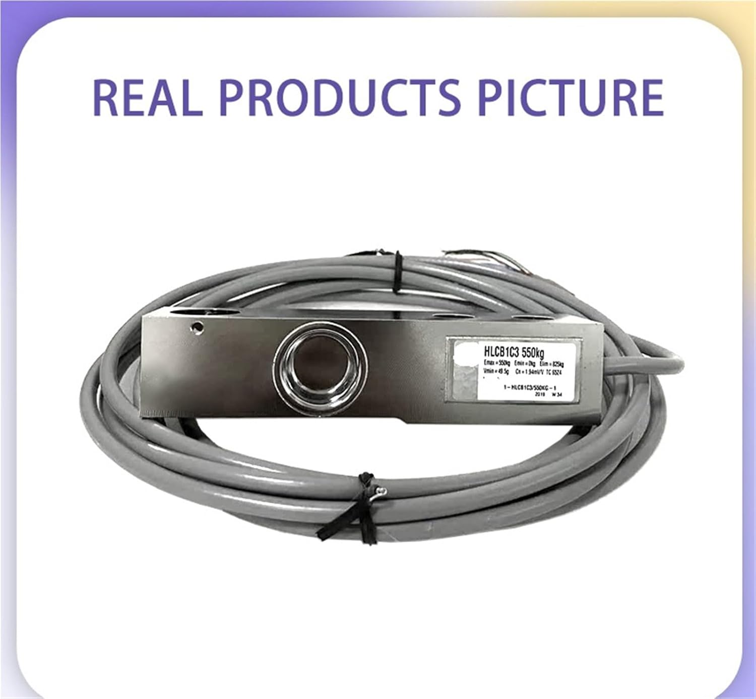 HLCB1C3 Beam Load Cell Sensor Stainless Steel High Precision Suitable for Industrial Automation and Harsh Working Conditions(HLCB1 1.76T)