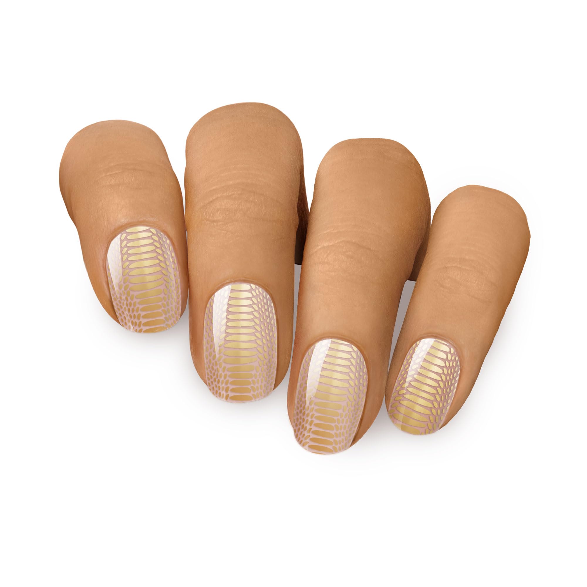 MOYOU LONDON Semi Cured Gel Nail Strips - 20 Pcs. Nail Wraps for Salon-Quality Manicure - Works with Any UV Nail Lamp - Easy to Apply, Trim, & Remove Gel Nail Stickers - Image 2
