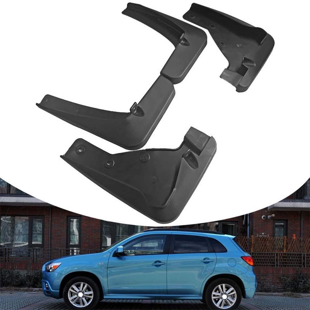 RJQXZXGQ Car Mud Flaps, for 2013-2019 Mitsubishi ASX Front & Rear Car Mud Flaps, Splashproof Tough Auto Splash Guards Fenders