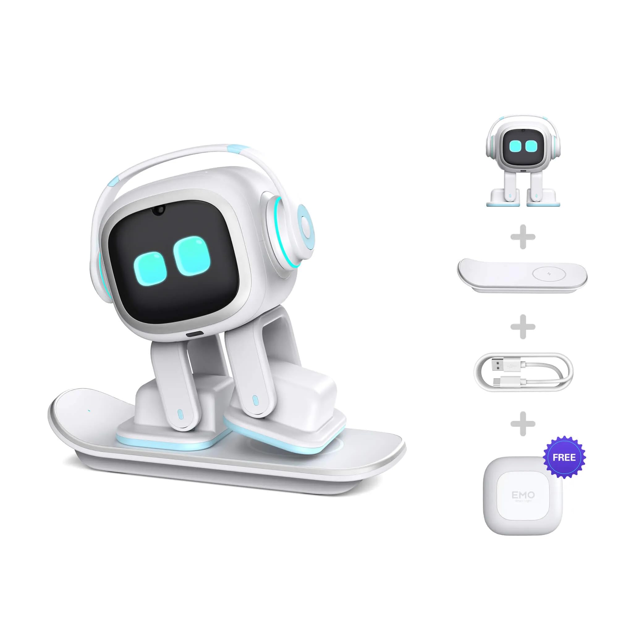 EMO Robot Desktop Pet Companion | AI-Powered Smart Robot with