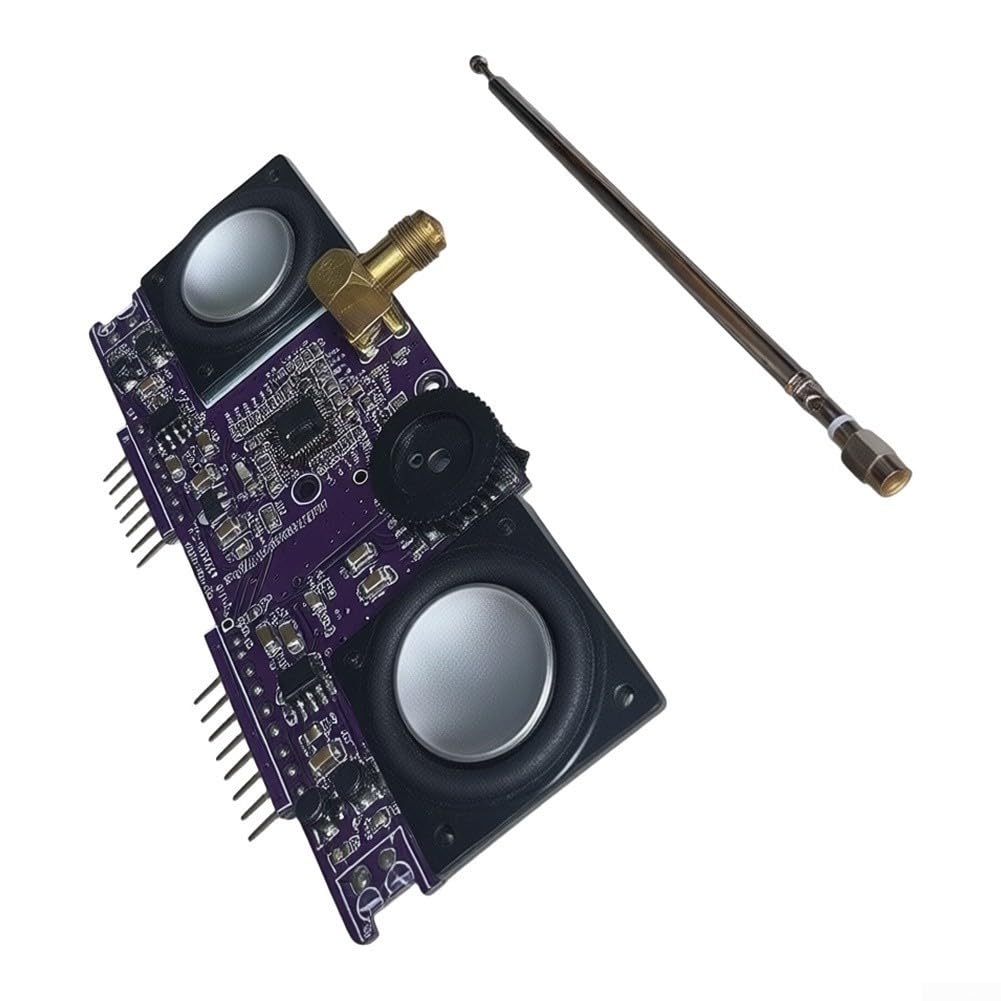 TEA5767 Componente radio FM per Flipper per zero – Ricevitore 76-108MHz con uscita audio 2W & estensione plug-and-play (senza shell)