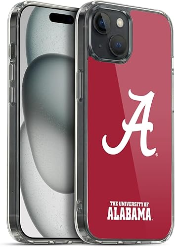 Miniatura 213 de Head Case Designs Funda de gel con logotipo oficial de la Universidad de Alabama UA [protección de grado militar] compatible con Apple iPhone 11