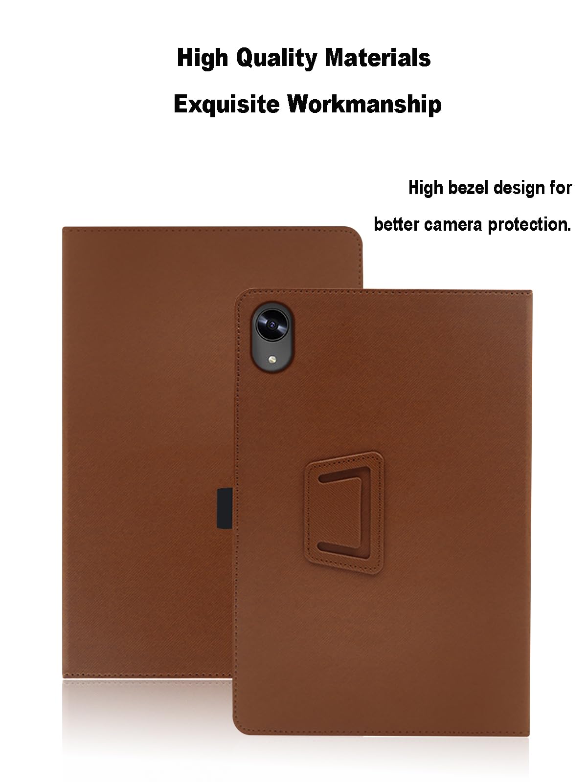 JRTAL Custodia per UMIDIGI A13 Tab/Headwolf HPAD5, PU Pelle Slim Flip