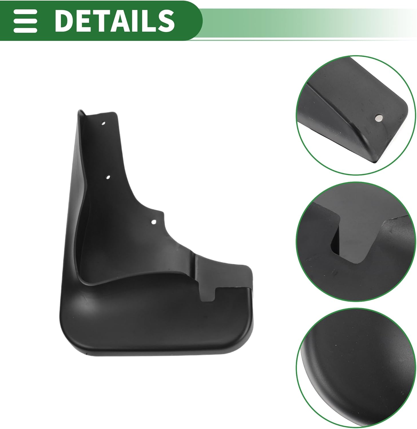 Motoforti Mud Flaps Splash Guards Mud Guards for Mitsubishi Outlander(2.0/2.4)2009-2013 W/Mount Accessories
