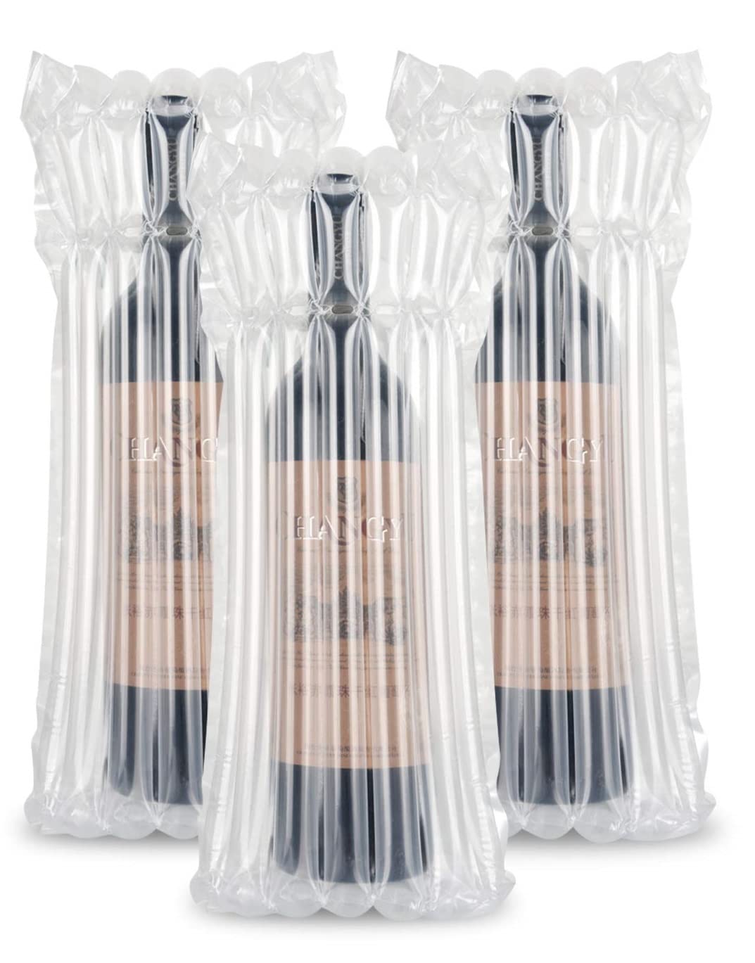 Deera Inflatable Air Column Bag for Protective/Cushioning/Safe Packing of Fragile/Wine/Liqour/Bottle/Cartrige Size : 240X412 MM (1 Ltr) Pack of 10 - **Pump Not Included**-image-1