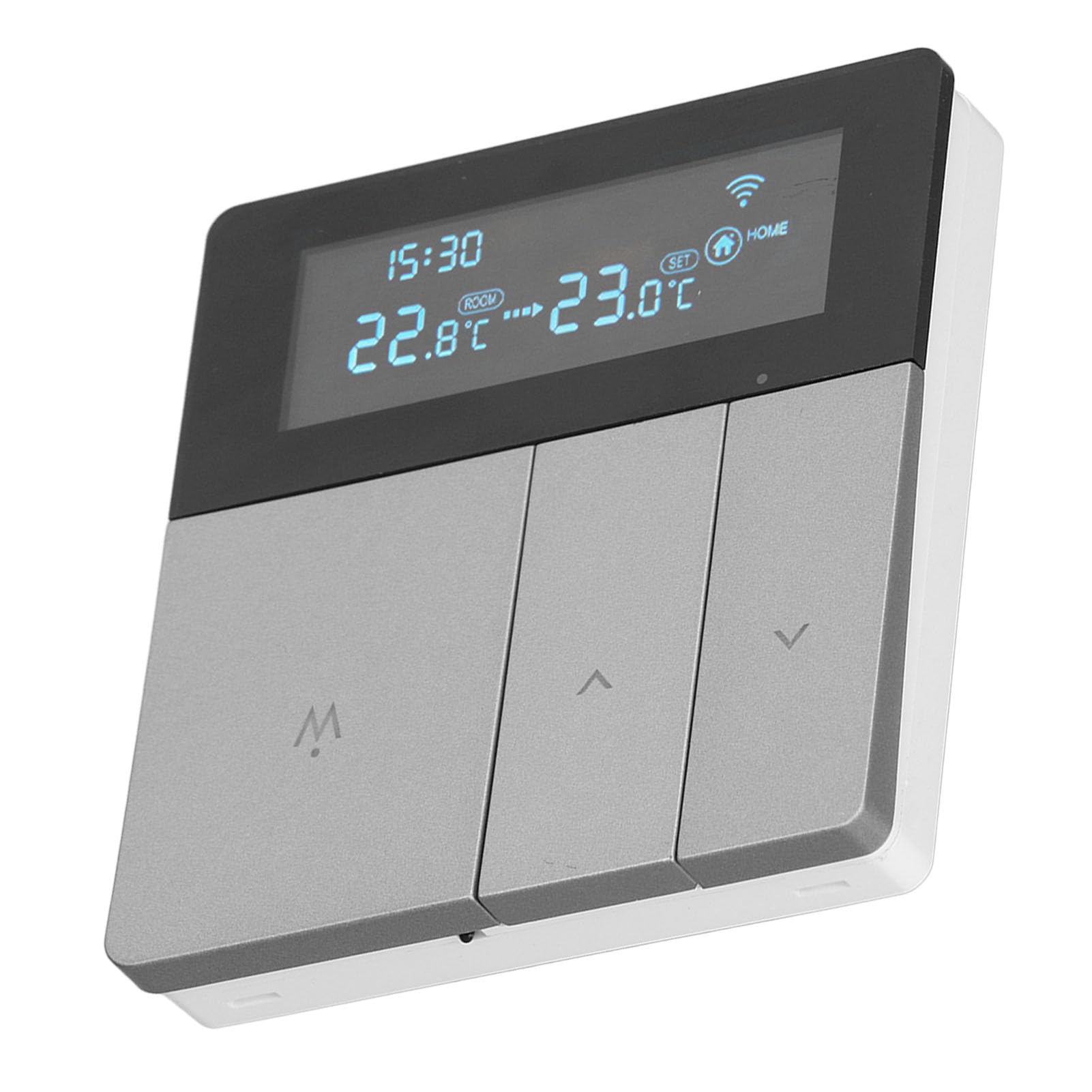 Inteligentny termostat kolorowy 16 A, programowalny, inteligentny elektryczny termostat grzewczy do prywatnych domów, biur, centrów handlowych i hoteli, prąd zmienny 90-240 V (WiFi, sterowanie głosowe