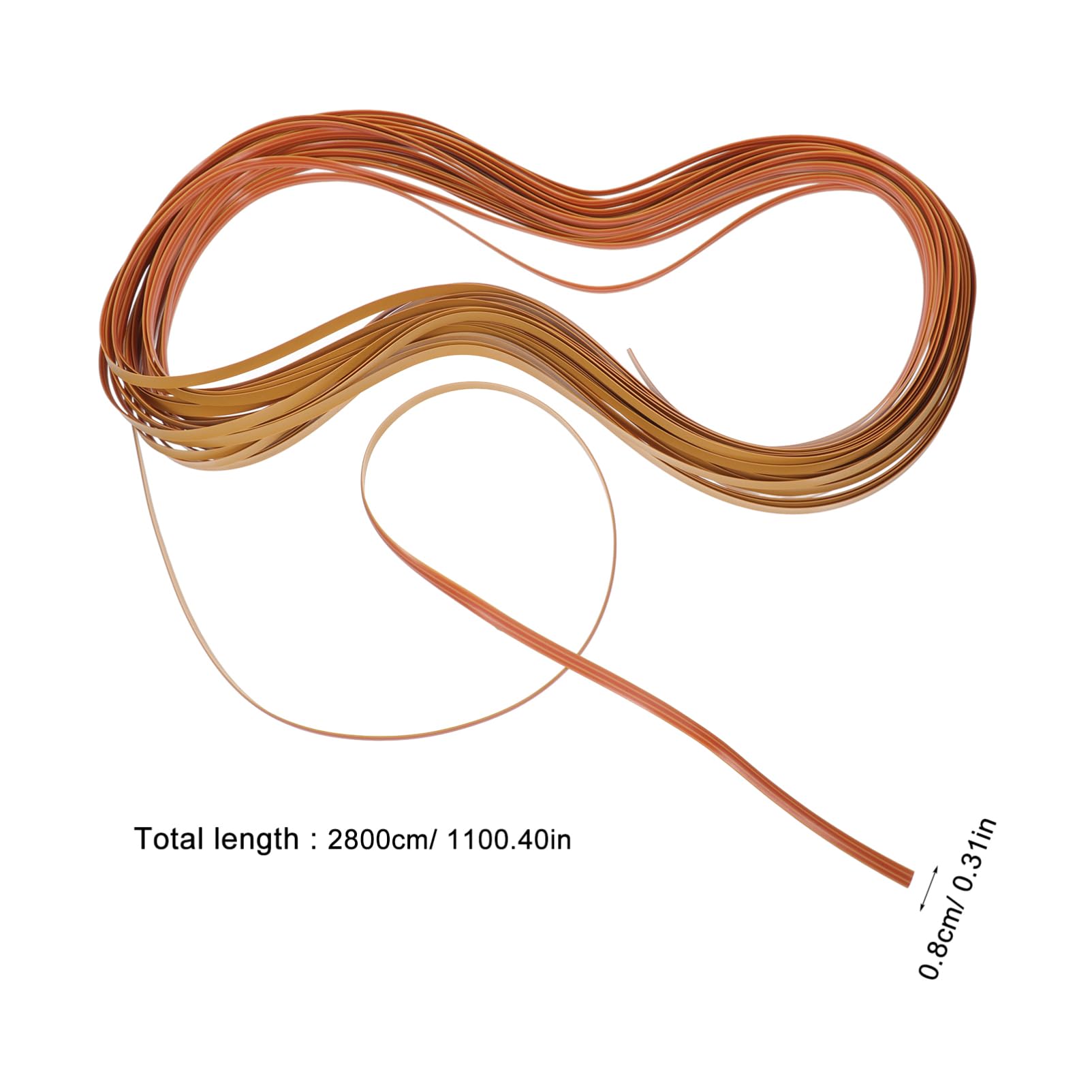 Cabilock Rattan Chair Repair Kit 1 Roll Chair Weaving Material Fake Rattan Ornament Handicrafts