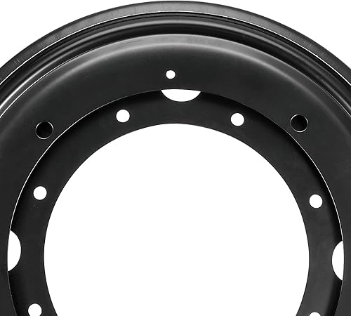 Miniatura 3 de Paquete de 4 herrajes negros Lazy Susan de 9 pulgadas, placa giratoria giratoria de 360 con capacidad de carga de 220 libras, rodamientos de bolas