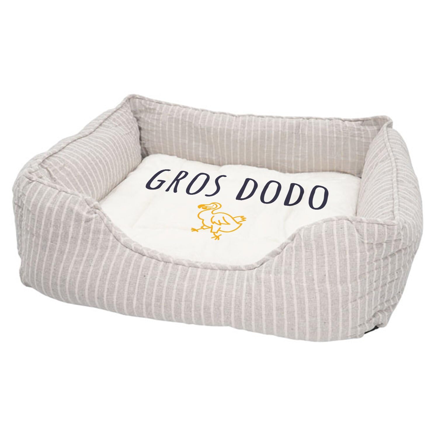 Panier pour chien et chat déhoussable et lavable avec base antidérapante lit dodo moelleux