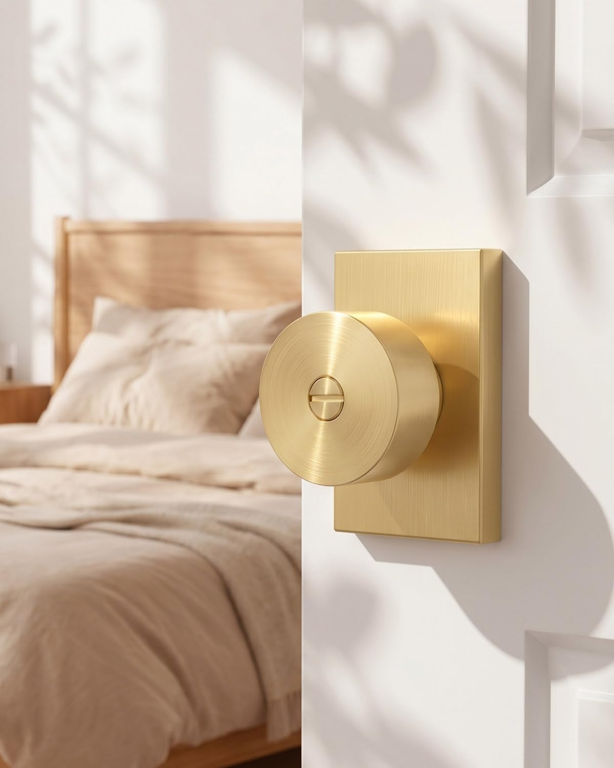 Gold Interior Door Knobs - Privacy & Security -3