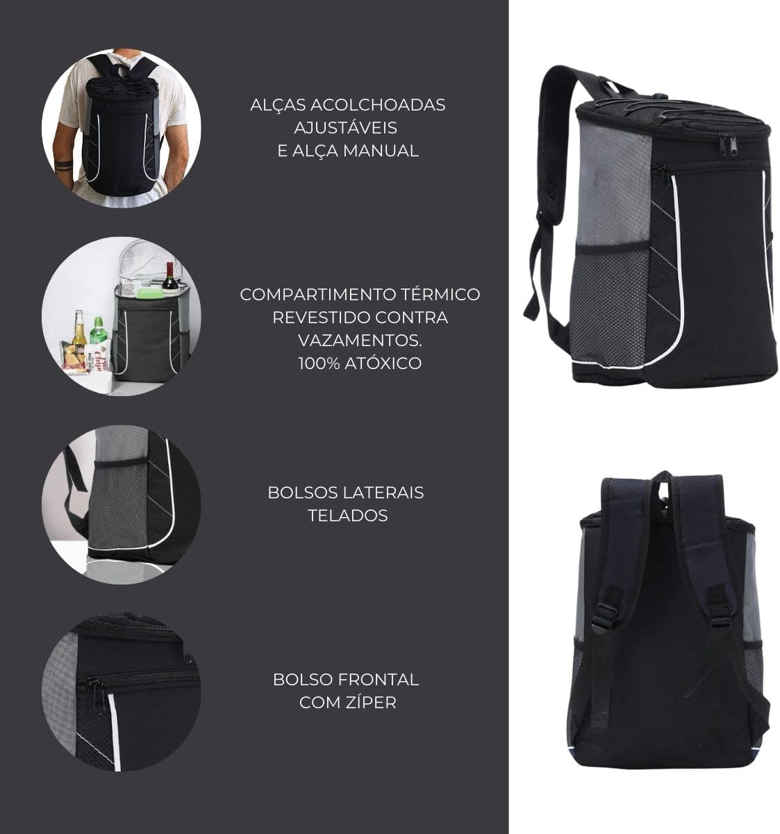 Mochila Térmica Impermeável 18L: Testado por 5 dias em camping