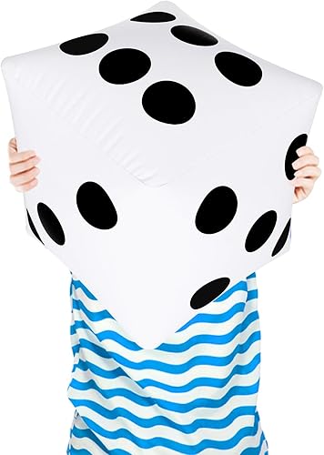 Juguete inflable gigante de 13.8 pulgadas para juegos de césped, juegos de suelo al aire libre, paquete de 1