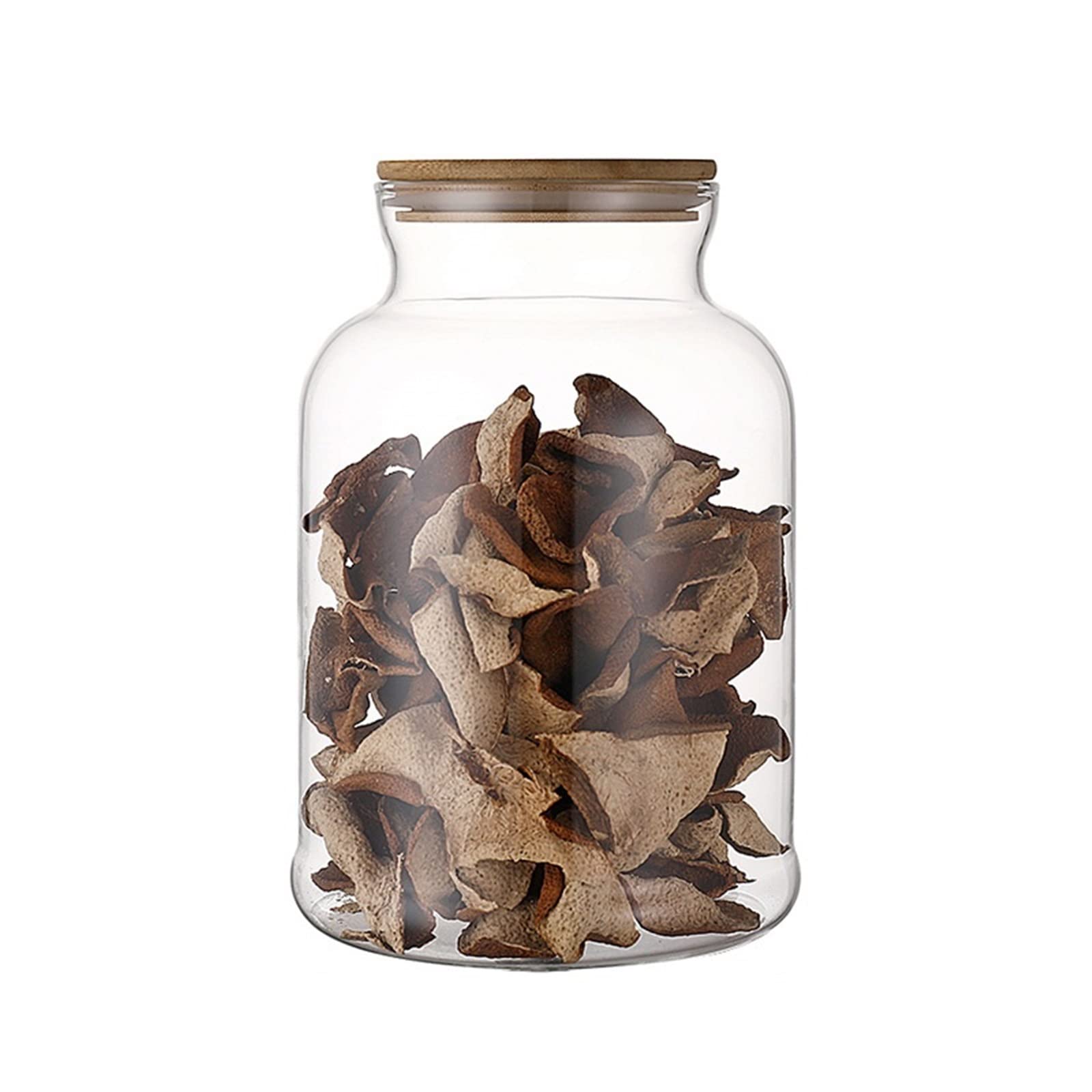 JINGYAN Storage Jars Glass Kitchen Storage Bottles Jars Large Food Container Grains Tea Coffee Beans Candy Jar Containers