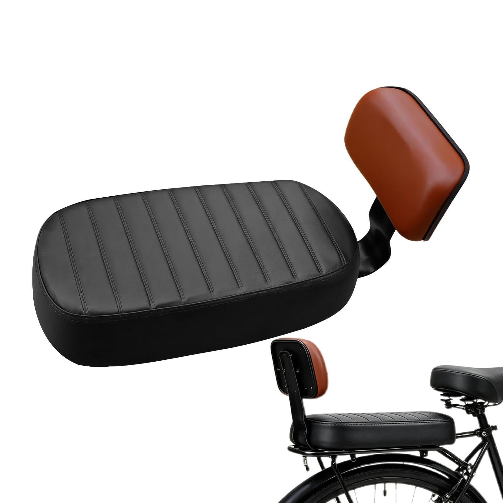 Seggiolino Posteriore Per Bici Cuscino Per Sella Con Cinghie Regolabili | con schienale antiscivolo e attacco posteriore bambini Per Bambini, Ragazzi E Giovani Ciclismo Su Strade All'Aperto Per Lu