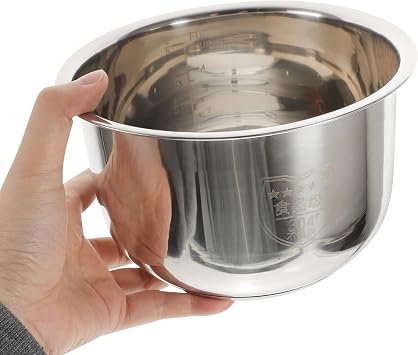 KALLORY Rice Cooker Inner Pot Replacement Non Stick Inner Cooking Pot Cooker Accessories for Home Kitchen